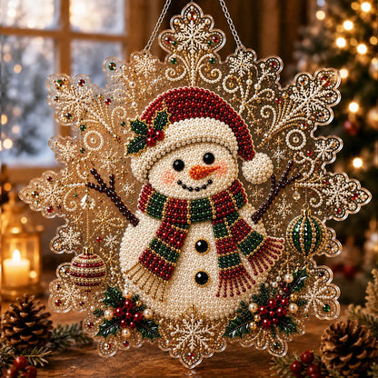 Christmas Pearl Diamond Painting Suncatcher Kit