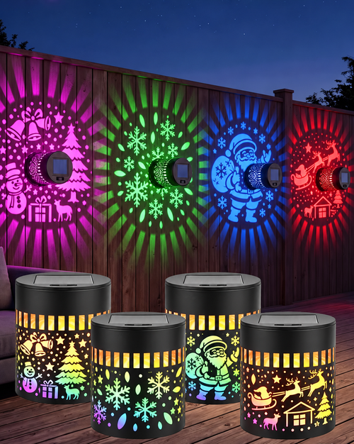 Taluxa™ Christmas Decorative Solar Projection Light, IP65 Waterproof