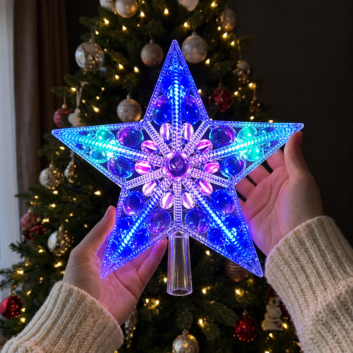 Star Tree Light for Christmas Trees Decoration